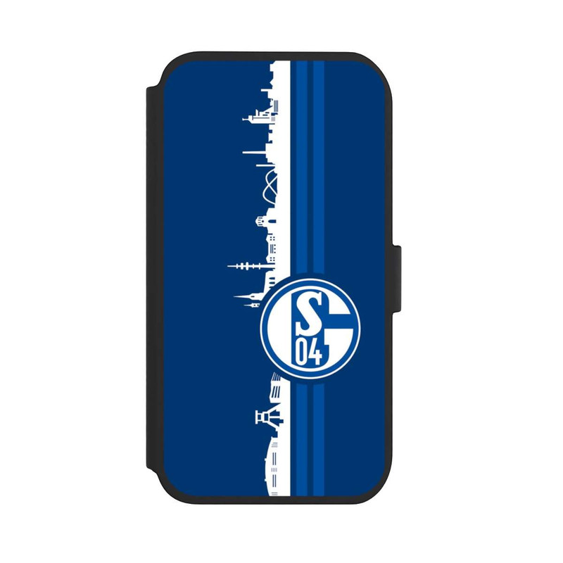 iPhone 11 NIVOflip Schalke 04 Skyline Blau