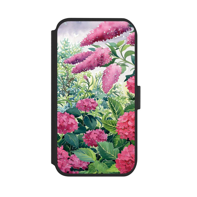 iPhone 11 NIVOflip Garden Hydrangeas and Buddleia by Christopher Ryland
