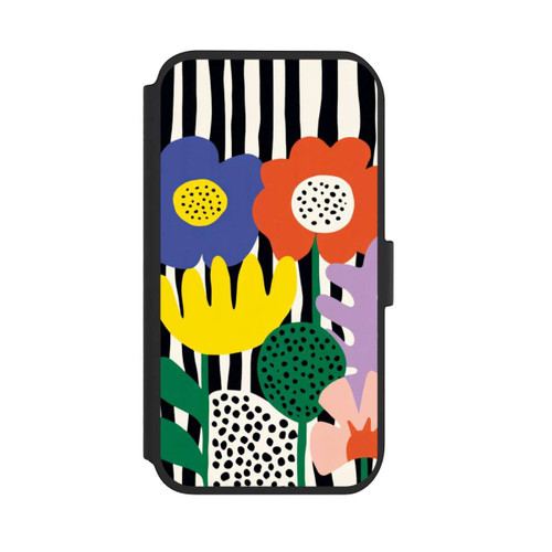 Apple iPhone 11 NIVOflip Flowers Striped Background