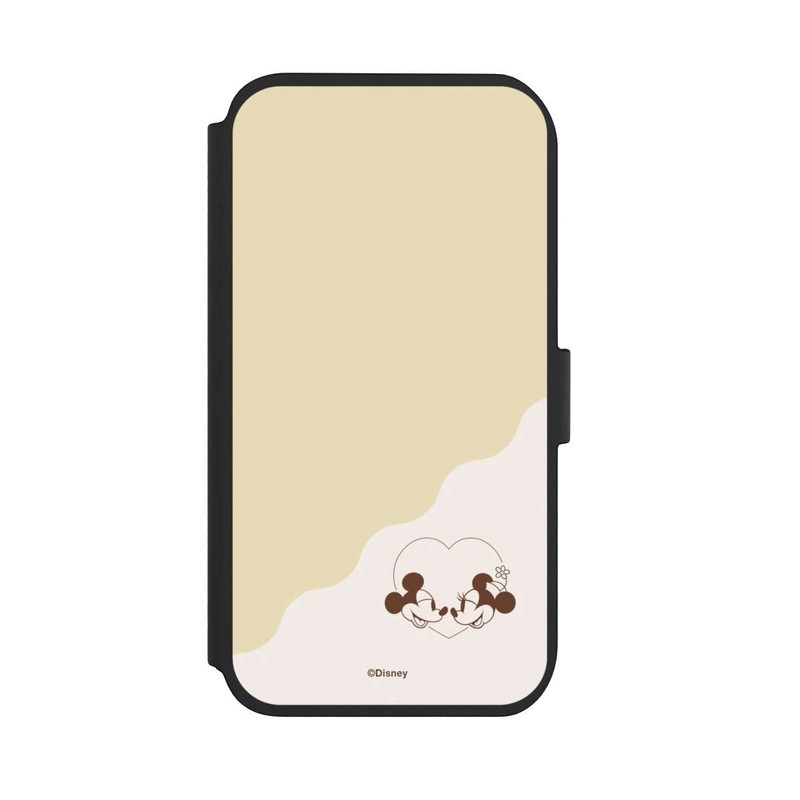 iPhone 11 NIVOflip Mickey and Minnie Love Heart Beige