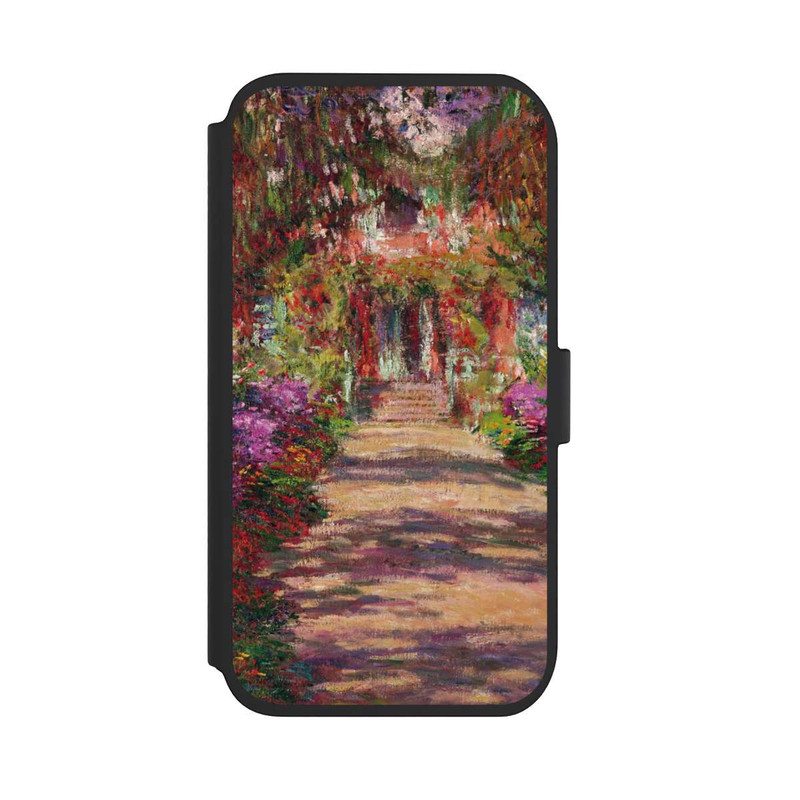 iPhone 11 NIVOflip Eine Allee in Monets Garten in Giverny by Claude Monet