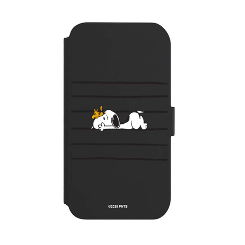 Apple iPhone 11 NIVOflip Snoopy Woodstock Streifen Peanuts Transparent