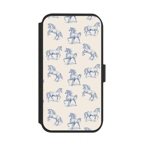 Apple iPhone 11 NIVOflip Horses Pattern Toile de Jouy mit KI