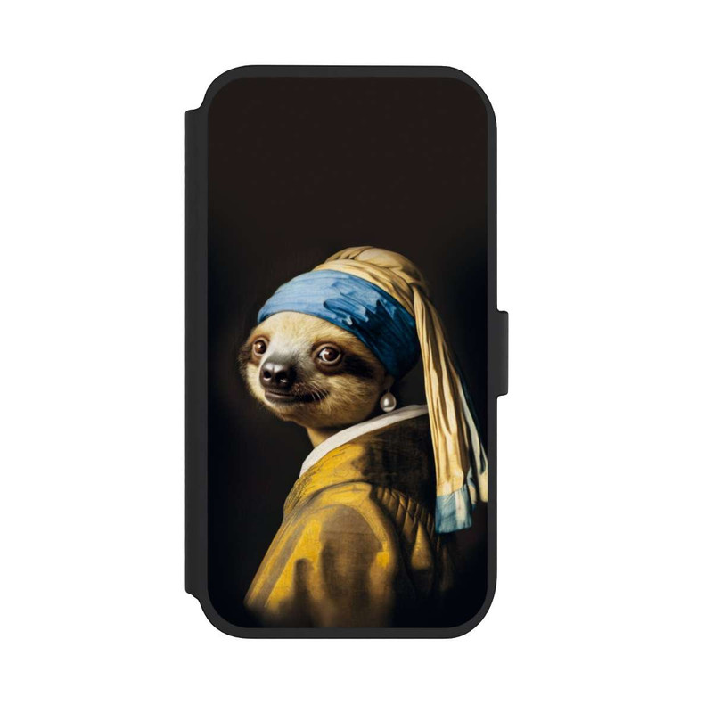 iPhone 11 NIVOflip Sloth with a Pearl Earring