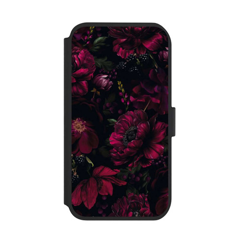 Apple iPhone 11 NIVOflip Dunkle Rote Blumen Liebe