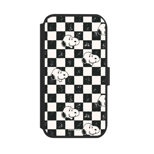 Apple iPhone 11 NIVOflip Snoopy Heads Checked Pattern
