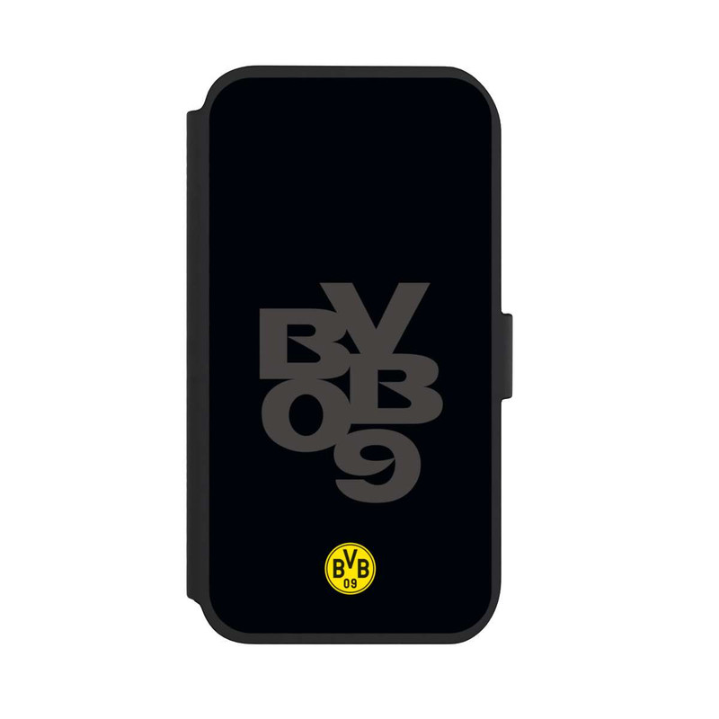 iPhone 11 NIVOflip BVB09 Grau Schwarz