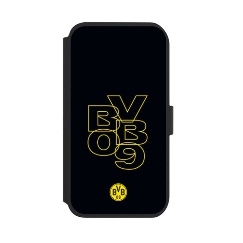 Apple iPhone 11 NIVOflip BVB09 Gelb Schwarz