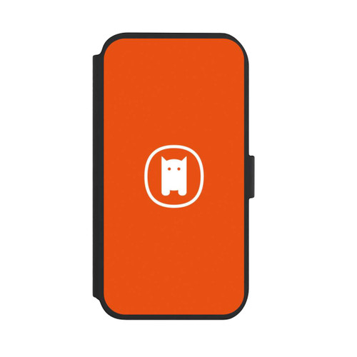 Apple iPhone 11 NIVOflip Nivocase Logo Orange