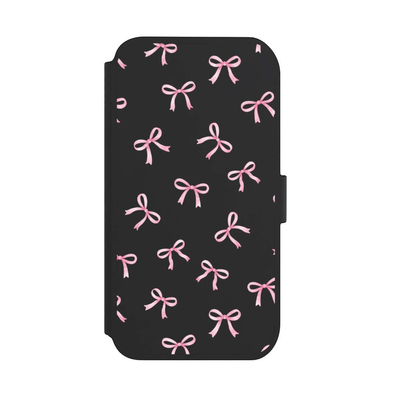 iPhone 11 NIVOflip Pink Bows transparent with AI
