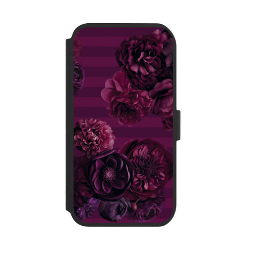 Apple iPhone 11 NIVOflip Majestic Baroque Blossom Dream Burgundy Pink mit KI