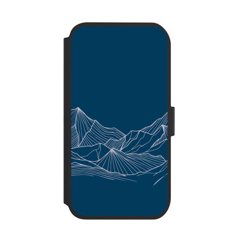 Apple iPhone 11 NIVOflip Konturlinien des Blue Mountain
