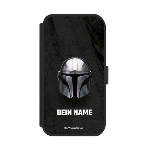 Apple iPhone 11 NIVOflip Star Wars Mandalorian Black Helmet Personalisierbar