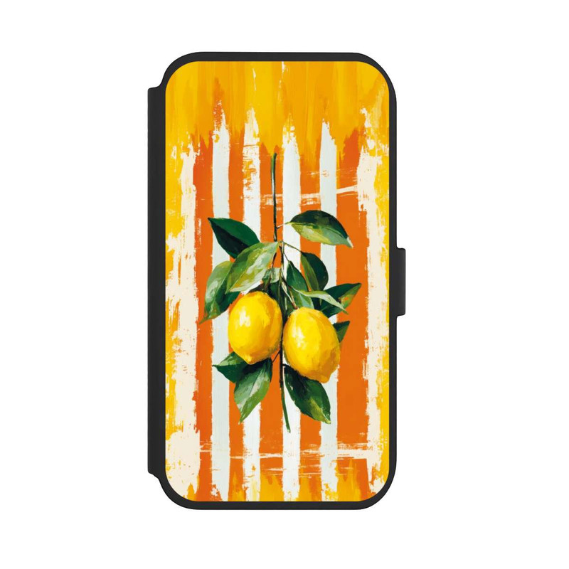 iPhone 11 NIVOflip Summer Lemons on Stripes with AI