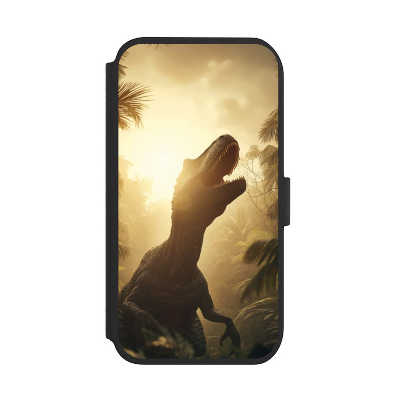 iPhone 11 NIVOflip Dinosaurier im Urwald mit KI