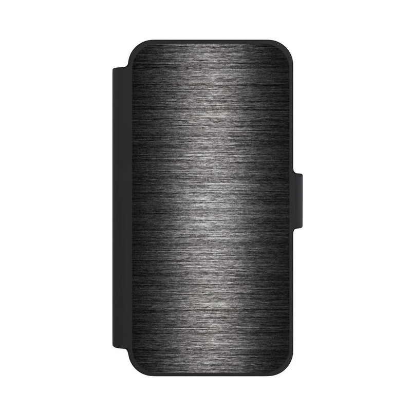 iPhone 12 mini NIVOflip Metal Look - Anthrazit