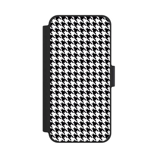 Apple iPhone 12 mini NIVOflip Hahnentritt Schwarz Weiß