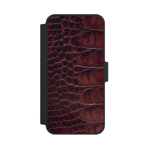Apple iPhone 12 mini NIVOflip Cuir de Crocodile