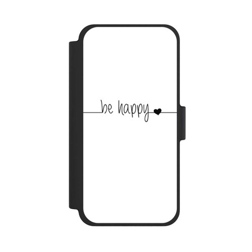 Apple iPhone 12 mini NIVOflip Be Happy Weisser Hintergrund