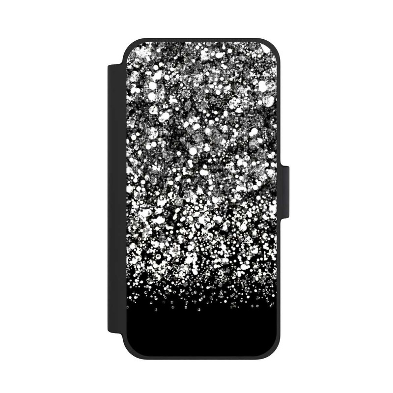 iPhone 12 mini NIVOflip Schneefall Glitzerlook