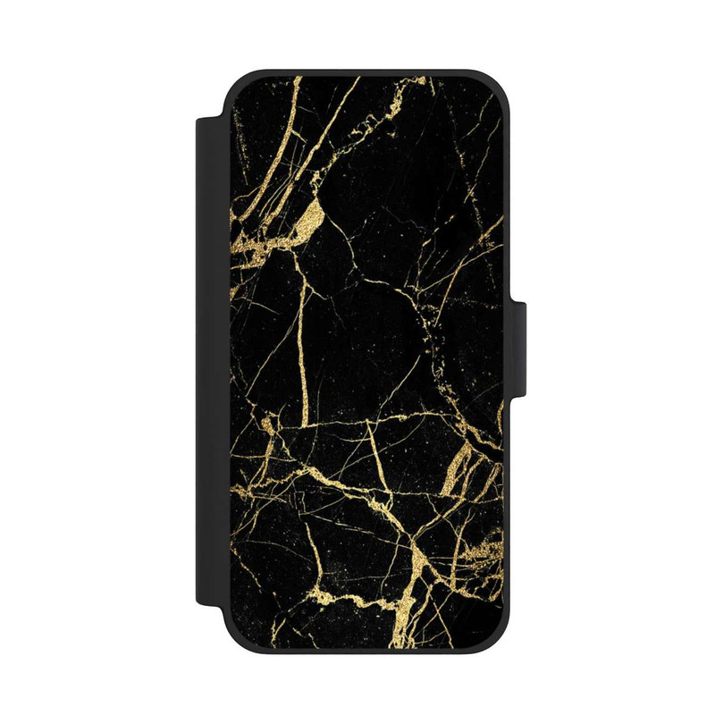 iPhone 12 mini NIVOflip Marbre Noir et Or