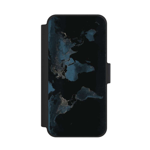 Apple iPhone 12 mini NIVOflip Carte du Monde Nuit