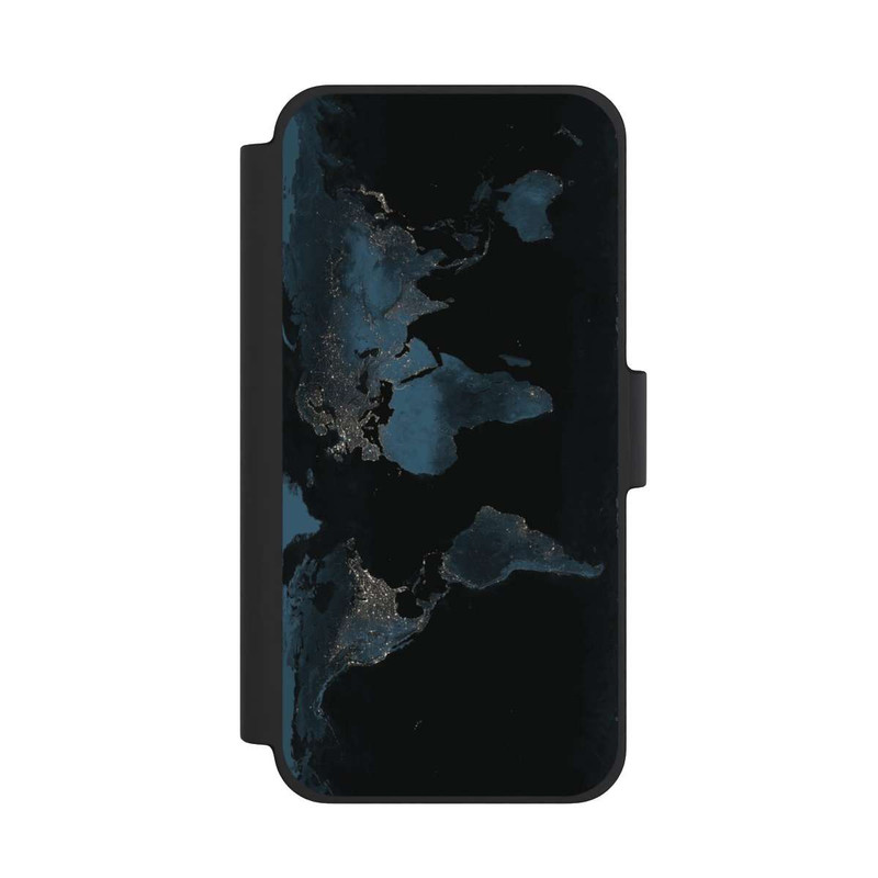 iPhone 12 mini NIVOflip Carte du Monde Nuit