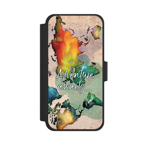 Apple iPhone 12 mini NIVOflip Worldmap Colourful