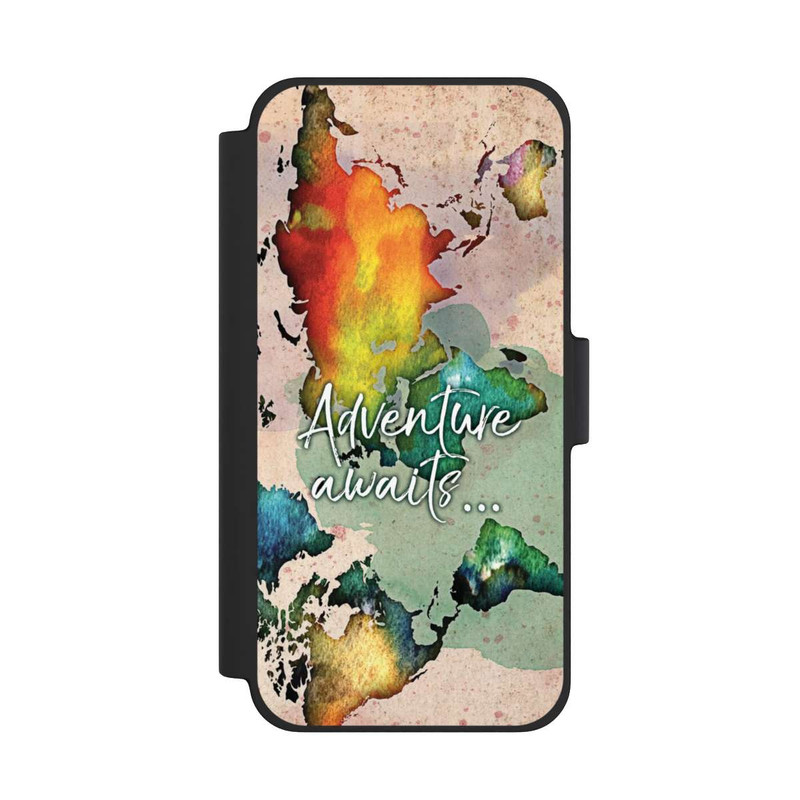 iPhone 12 mini NIVOflip Bunte Weltkarte