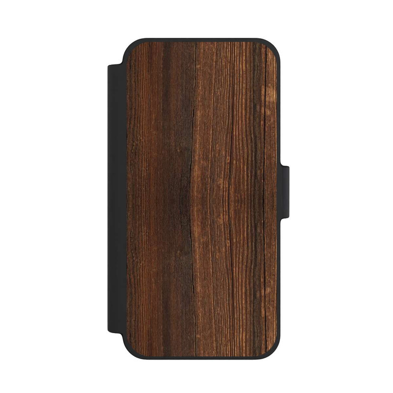 iPhone 12 mini NIVOflip Nußbaum Holzlook