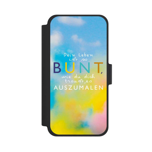 Apple iPhone 12 mini NIVOflip Das Leben ist Bunt