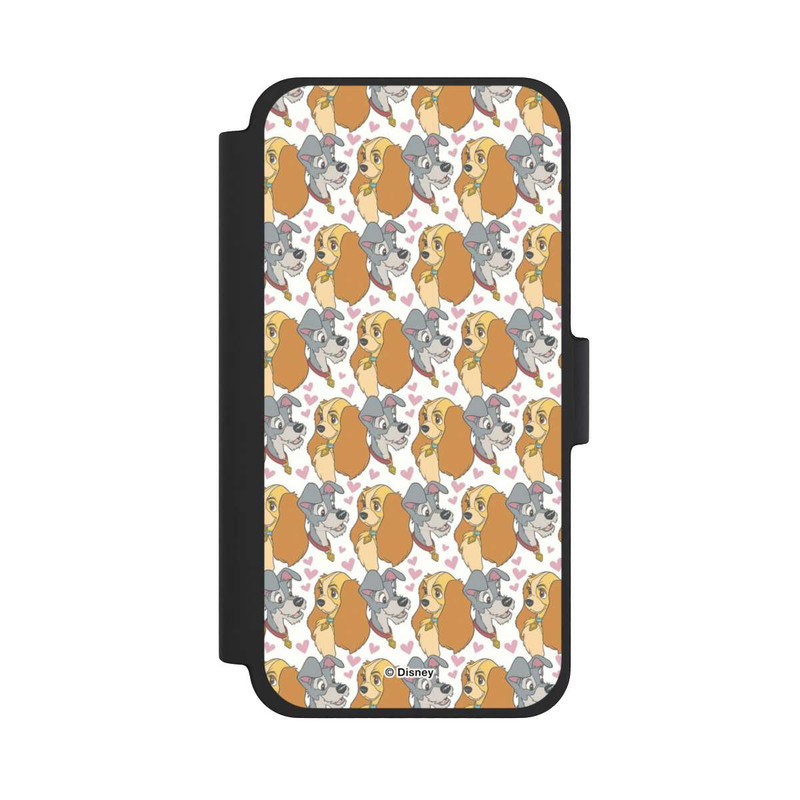 iPhone 12 mini NIVOflip Lady and the Tramp Pattern Hearts