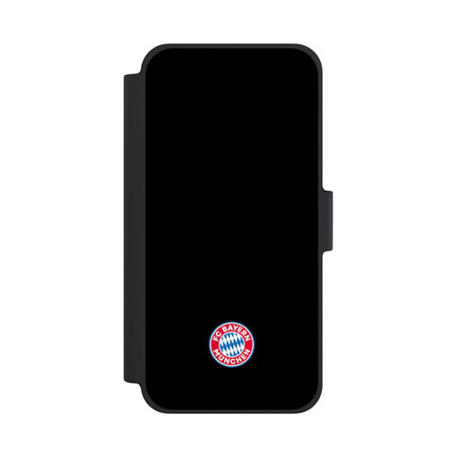Apple iPhone 12 mini NIVOflip Logo FCB Classique Petit - Coloré sur Fond Noir