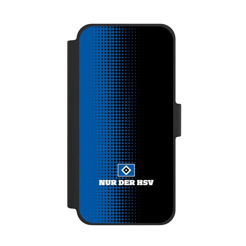 iPhone 12 mini NIVOflip Nur der HSV - Rautenraster Schwarz