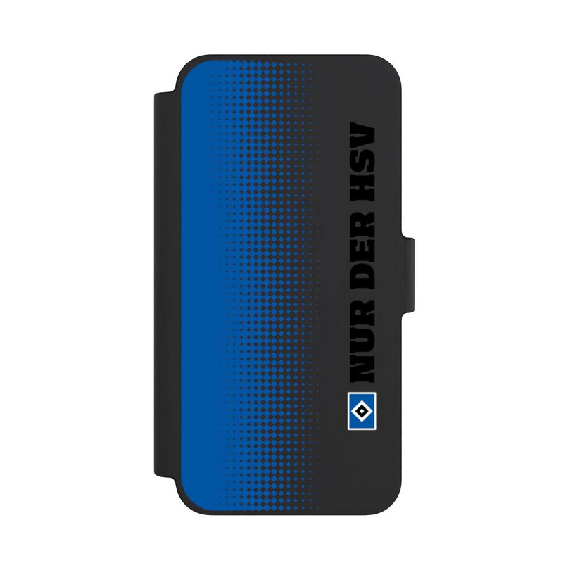 iPhone 12 mini NIVOflip Nur der HSV - Trame losange bleue - sans fond