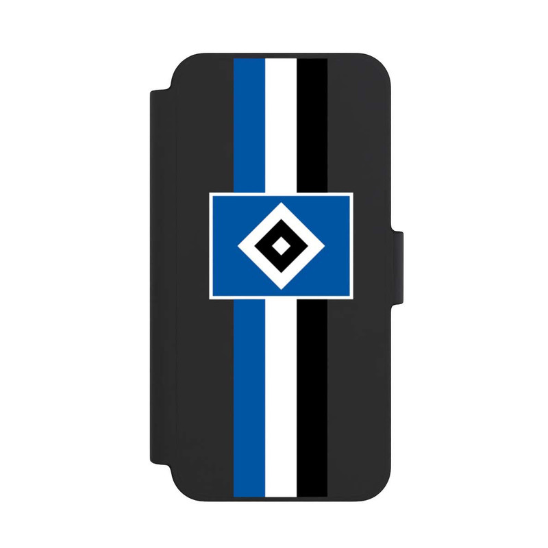iPhone 12 mini NIVOflip HSV Streifen - Blau-Weiß-Schwarz - ohne Hintergrund