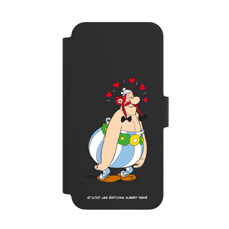 iPhone 12 mini NIVOflip Obélix Amoureux Transparent