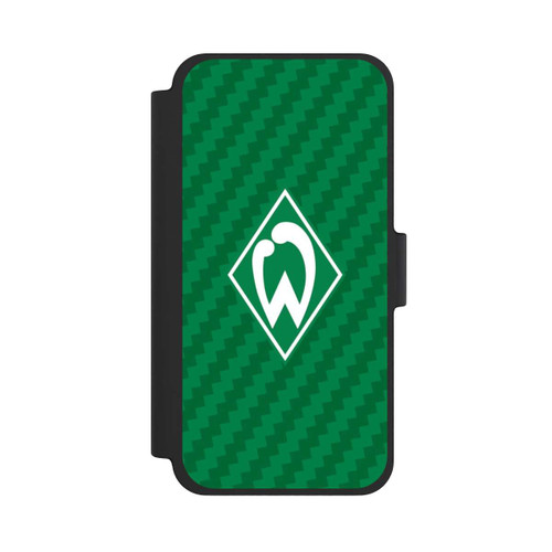 Apple iPhone 12 mini NIVOflip Carbonlook - Werder Bremen
