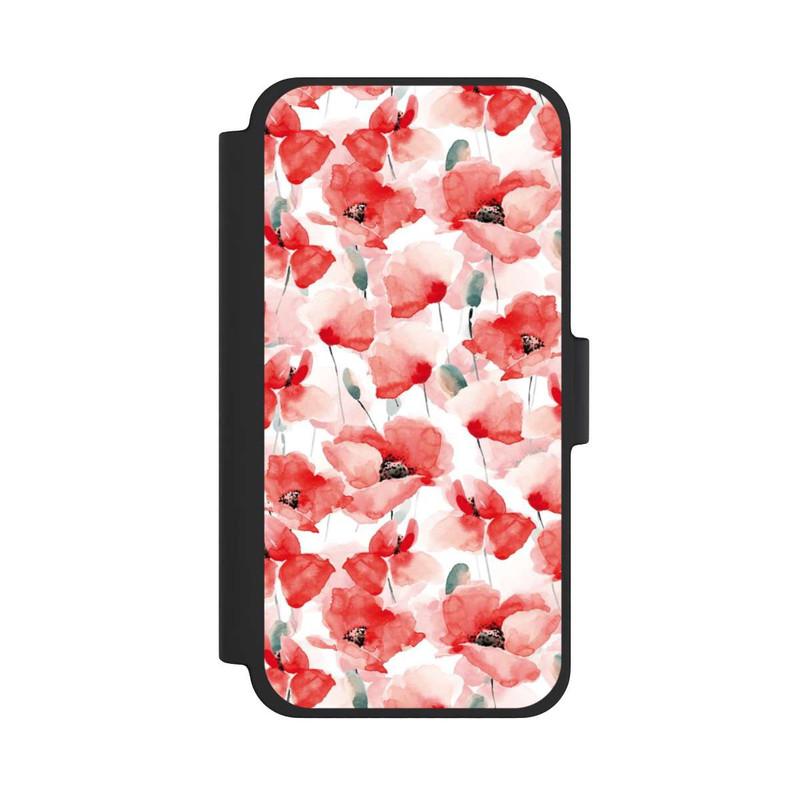 iPhone 12 mini NIVOflip Mohnblumen Muster