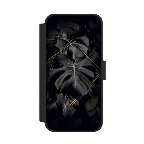 Apple iPhone 12 mini NIVOflip Schwarze Blätter