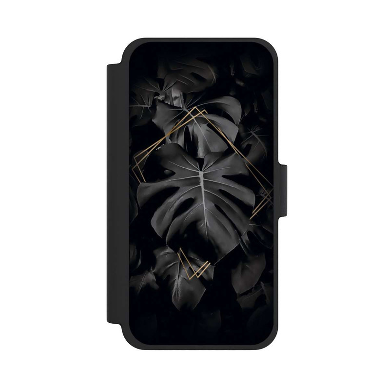 iPhone 12 mini NIVOflip Black Leaves