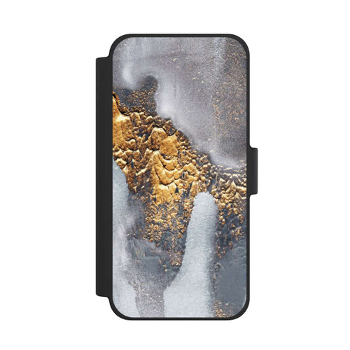 Apple iPhone 12 mini NIVOflip Concrete Gold Glitter Look