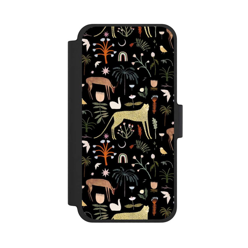 iPhone 12 mini NIVOflip Wilde Gartenbuchstaben von Léa Le Pivert