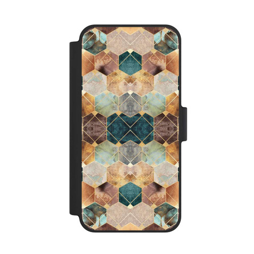 Apple iPhone 12 mini NIVOflip Natural Hexagons And Diamonds