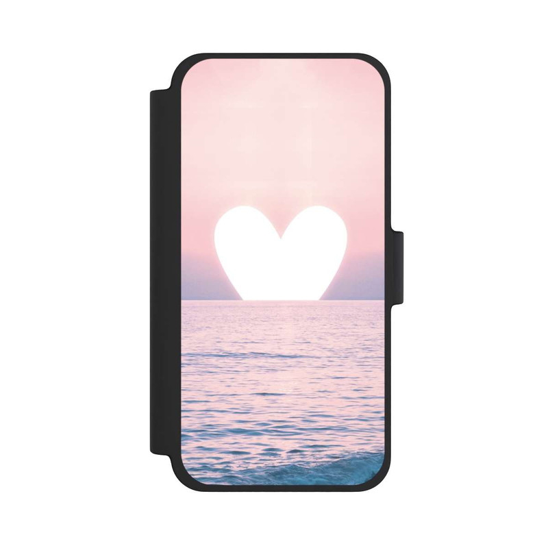 iPhone 12 mini NIVOflip Herz-Sonnenuntergang