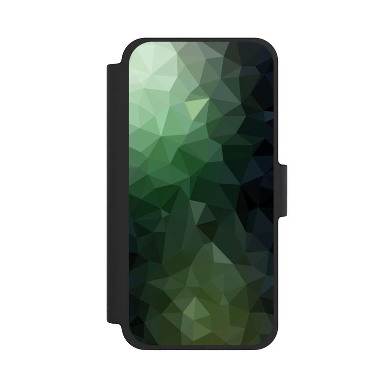 iPhone 12 mini NIVOflip Polygonal Mosaic Green