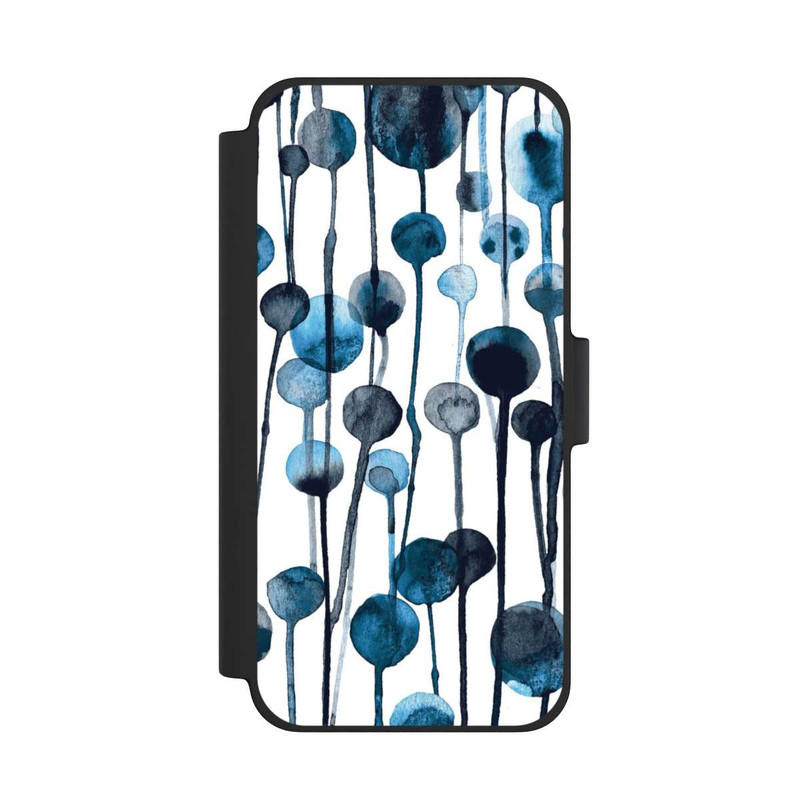iPhone 12 mini NIVOflip Points dégoulinants bleus