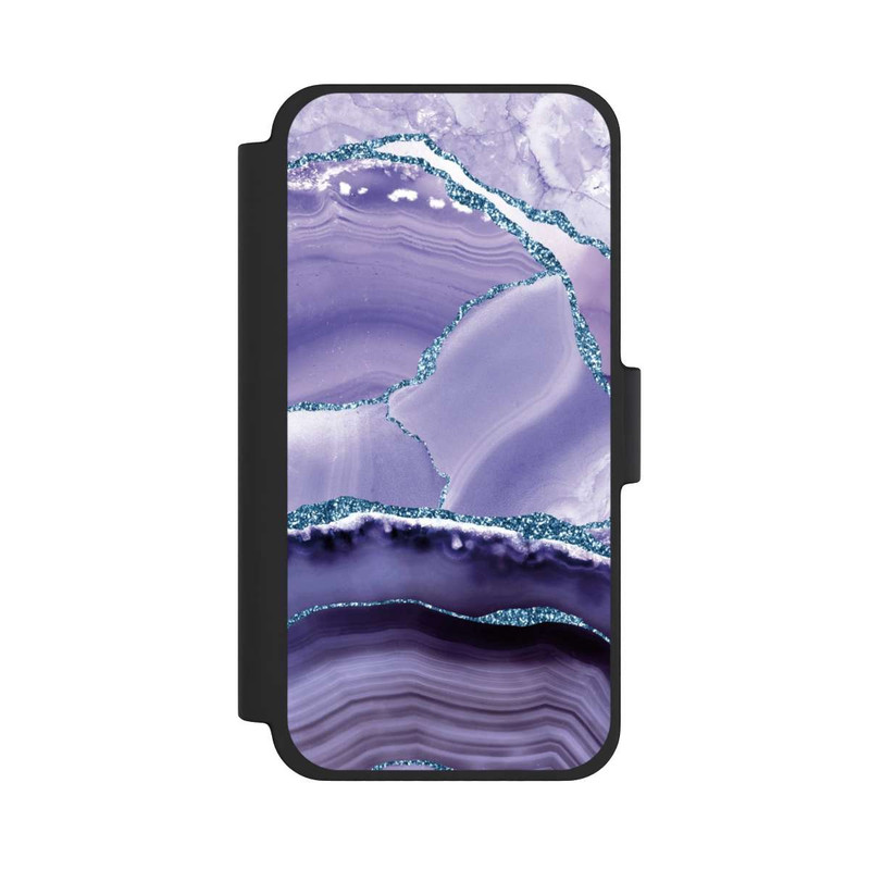 iPhone 12 mini NIVOflip Lilac Marble Landscape