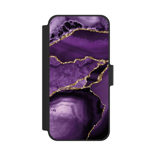 Apple iPhone 12 mini NIVOflip Lila Marmor Landschaft