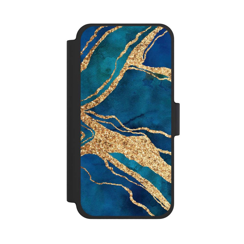 iPhone 12 mini NIVOflip Gemstone Blue Gold